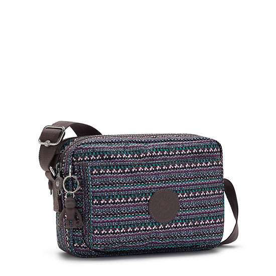 Kipling Abanu Medium Printed Crossbody Taske Mørkeblå | DK 1023GS